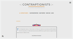 Desktop Screenshot of contraptionists.com